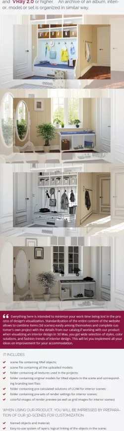 Hall 3D model