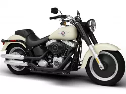 Harley-Davidson FLSTFB Softail Fat Boy Lo 2015 3D model