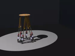 Hexapod using lead screws