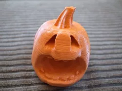 Jack_o_lantern - high & low poly