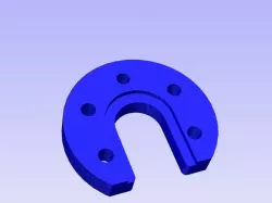 Kossel Groove Mount cut with CNC