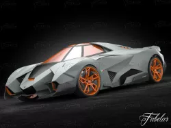Lamborghini Egoista 3D model