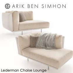 Lederman Chaise Lounge by Arik Ben Simhon 3D model