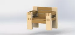 Massive armchair