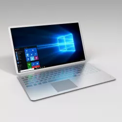 Metallic Laptop 3D model
