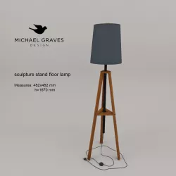 Michael Graves sculpture stand floor lamp  3D model