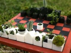 Micro Planter Chess Set