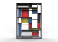Mondriaan Bookshelf 3D model