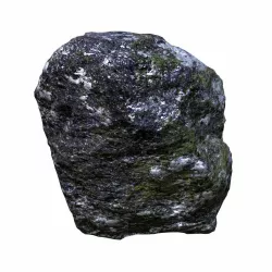 Mossy Boulder Low-poly  3D model