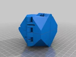 My Customized 8-Bit Folding Cube for PLA