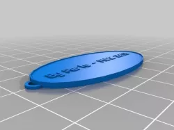 My Customized Oval Keychain