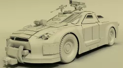 Nissan GTR  3D model