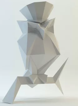 Owl papercraft Low-poly  3D model