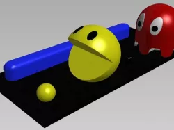 Pacman and Ghosts