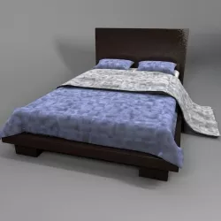 Platform bed 3D model