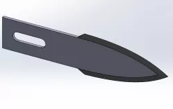 Precision Knife Replacement Blades, Double-Edged