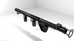Rocket Launcher - Shoulder-fired - M1 Bazooka 3D model