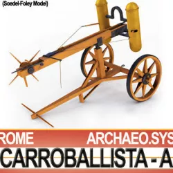 Roman Artillery Carroballista A Soedel Foley 3D model