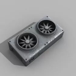 Rooftop Airconditioner Unit 3D model
