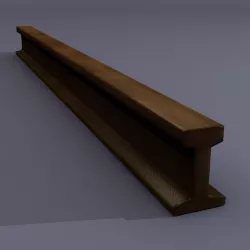 Rusty Rail 3D model