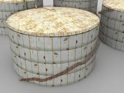 Rusty Silo 3D model