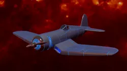 Sci-Fi Plane 1 Low-poly  3D model