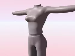 Sexy Training Wear for Women 3D model