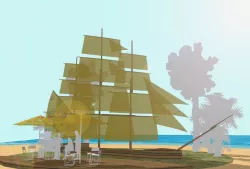 SHADE  and SHADOW-sailor 3D model