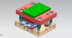 Sheet metal press tool