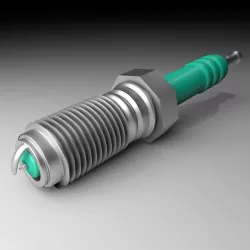 Spark plug 3D model