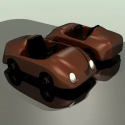 Toy Race Car 3D model