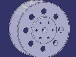 Truck rim back