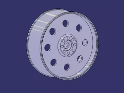 Truck rim front