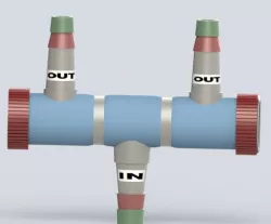 Two way oxygen Splitter