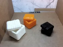 Unique Decorated Boxes (openscad)