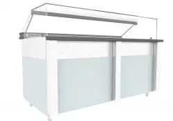 Vitrine 170cm 1 leval 3D model