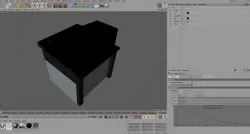 Vitrine 90cm 1 leval 3D model
