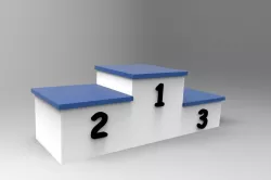 Winning Podium 3D model