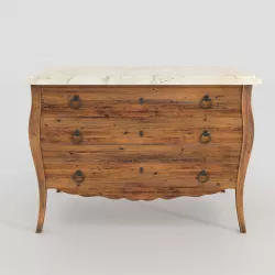 Wooden Bombe Chest 3D model