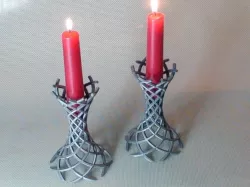 Wormhole Candle Holders