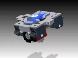 X carriage designed for E3D V5 extruder nozzel