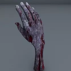 Zombie hand 3D model