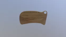 15. Personalised big oak serving board