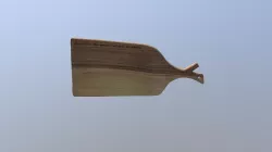 6. Personalised big walnut chopping board