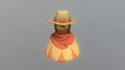 Arts and Crafts Bandit Character Bust