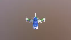 Camouflaged Plane