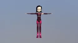 Code Lyoko Yumi 3D Model