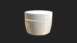 Face cream jar