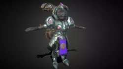 Fantasy Rabbit Armor Design  - Commission