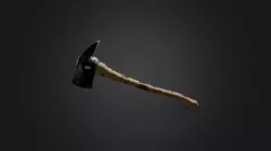 Fire Axe Old Dirt Blender Substance Painter